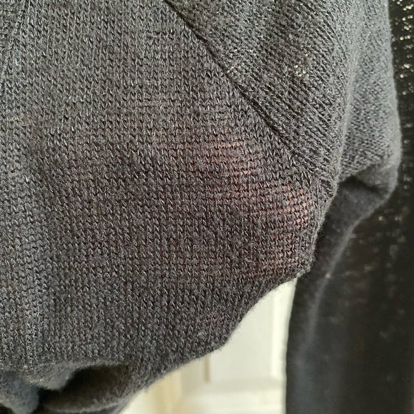 Knit Black Wrap Shirt XS - aerie - Picture 8 of 8